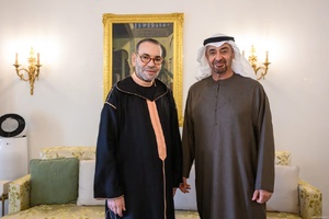 Rencontre au Sommet entre SM le Roi Mohammed VI et SA Cheikh Mohammed Ben Zayed, Président des Émirats Arabes Unis