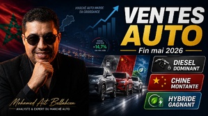 Ventes auto - fin mai 2026 : diesel dominant, Chine montante, hybride gagnant