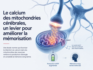 Mémoire : le rôle clé du calcium mitochondrial mis en lumière Mémoire : le rôle clé du calcium mitochondrial mis en lumière