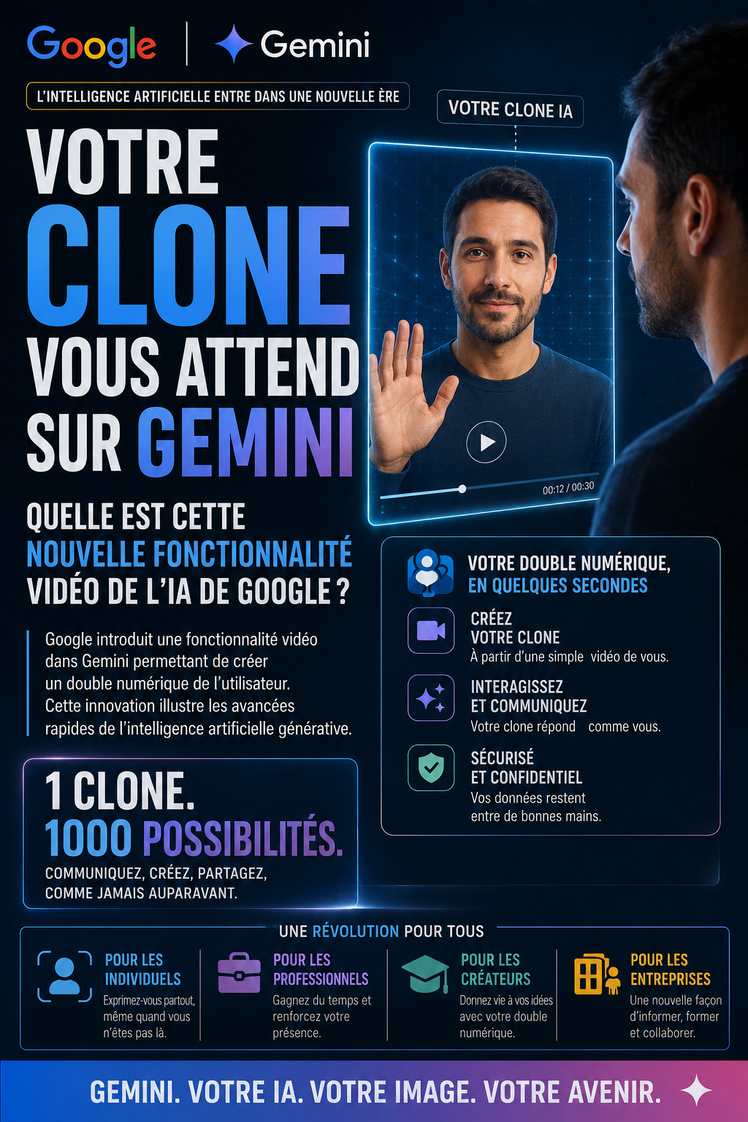 Votre clone vous attend sur Gemini Votre clone vous attend sur Gemini