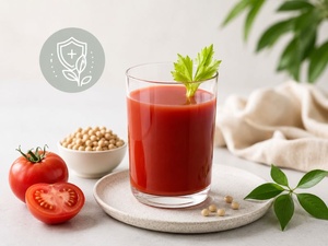 Un cocktail à base de jus de tomate et de soja étudié pour ses effets anti-inflammatoires Un cocktail à base de jus de tomate et de soja étudié pour ses effets anti-inflammatoires