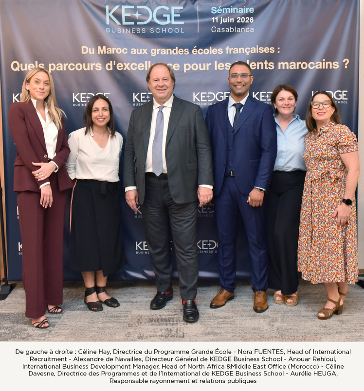 KEDGE Business School renforce son partenariat avec les talents marocains