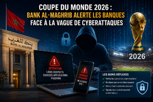 Bank Al-Maghrib alerte les banques face à la vague de cyberattaques liée à la Coupe du Monde 2026 Bank Al-Maghrib alerte les banques face à la vague de cyberattaques liée à la Coupe du Monde 2026