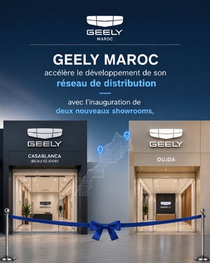 Geely Maroc inaugure un nouveau showroom à Casablanca Beauséjour et poursuit l’expansion de son réseau Geely Maroc inaugure un nouveau showroom à Casablanca Beauséjour et poursuit l’expansion de son réseau