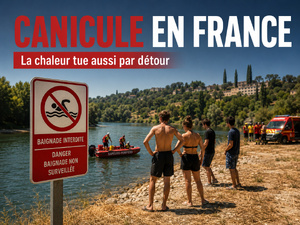 Canicule en France : les noyades rappellent que la chaleur tue aussi par détour Canicule en France : les noyades rappellent que la chaleur tue aussi par détour