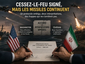 Cessez-le-feu… mais les missiles continuent : quel est donc ce drôle d'accord entre Washington et Téhéran ? Cessez-le-feu… mais les missiles continuent : quel est donc ce drôle d'accord entre Washington et Téhéran ?