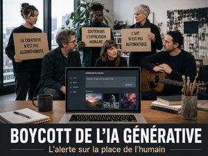 Le boycott de l’IA générative : un signal culturel plus qu’un simple refus de la machine