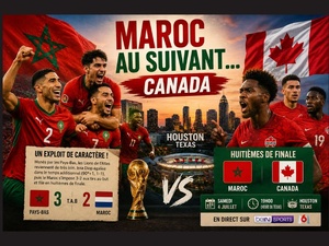 Maroc au suivant… Canada