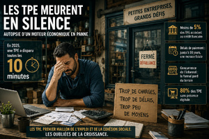 Les TPE meurent en silence : autopsie d’un moteur économique en panne Les TPE meurent en silence : autopsie d’un moteur économique en panne