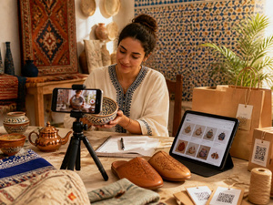 Du souk à l’écran : l’artisanat marocain face au défi digital