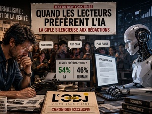 Quand les lecteurs du New York Times préfèrent les articles de l’IA : la petite humiliation des rédactions Quand les lecteurs du New York Times préfèrent les articles de l’IA : la petite humiliation des rédactions