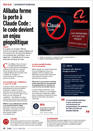 Alibaba ferme la porte à Claude Code : le code devient un enjeu géopolitique