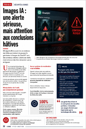 Images IA : une alerte sérieuse, mais attention aux conclusions hâtives