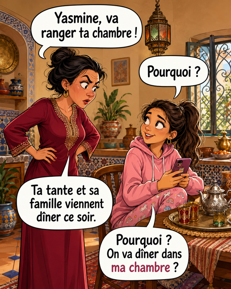 Va ranger ta chambre.... Va ranger ta chambre....