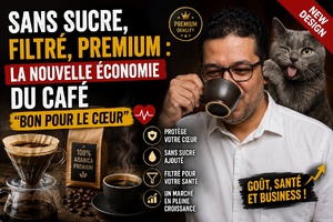 Sans sucre, filtré, premium : la nouvelle économie du café “bon pour le cœur” Sans sucre, filtré, premium : la nouvelle économie du café “bon pour le cœur”