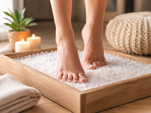 Et si marcher sur du sel devenait votre nouveau rituel détente ? Et si marcher sur du sel devenait votre nouveau rituel détente ?