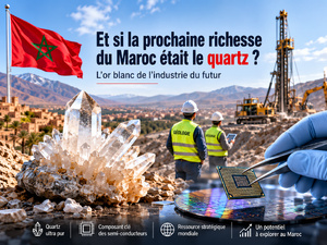 Et si la prochaine richesse du Maroc n'était ni le pétrole ni le gaz… mais le quartz ? Et si la prochaine richesse du Maroc n'était ni le pétrole ni le gaz… mais le quartz ?