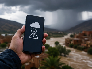 Le Maroc lance des alertes météo par SMS pour prévenir les risques climatiques