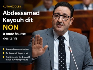 Auto-écoles : Abdessamad Kayouh dit non à toute hausse des tarifs