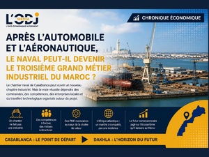 Après l’automobile et l’aéronautique, le naval peut-il devenir le troisième grand métier industriel du Maroc ? Après l’automobile et l’aéronautique, le naval peut-il devenir le troisième grand métier industriel du Maroc ?