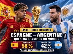 Espagne–Argentine : qui part favori pour devenir champion du monde ? Espagne–Argentine : qui part favori pour devenir champion du monde ?