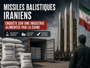 Missiles balistiques iraniens : enquête sur une industrie de guerre alimentée par des cargaisons venues de Chine Missiles balistiques iraniens : enquête sur une industrie de guerre alimentée par des cargaisons venues de Chine
