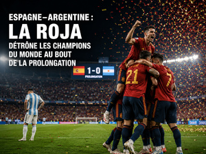 Espagne–Argentine : la Roja détrône les champions du monde au bout de la prolongation Espagne–Argentine : la Roja détrône les champions du monde au bout de la prolongation