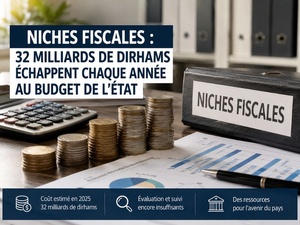 Niches fiscales : les 32 milliards de dirhams qui échappent chaque année au budget de l’État