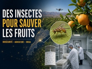 Sécurité alimentaire : le Maroc mise sur des insectes stériles pour protéger ses fruits