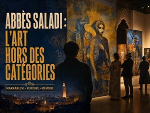 Abbès Saladi à Marrakech : l'odyssée d'un artiste qui échappe aux catégories Abbès Saladi à Marrakech : l'odyssée d'un artiste qui échappe aux catégories