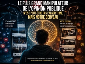 Le plus grand manipulateur de l’opinion publique n’est peut-être pas l’algorithme, mais notre cerveau