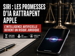 Apple rattrapée par les promesses de Siri : l'IA peut-elle devenir un risque juridique ?