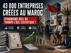 Près de 43.000 entreprises créées : dynamisme réel ou trompe-l'œil statistique ? Près de 43.000 entreprises créées : dynamisme réel ou trompe-l'œil statistique ?