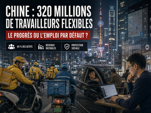 Chine : 320 millions de travailleurs flexibles, le progrès ou l'emploi par défaut ? Chine : 320 millions de travailleurs flexibles, le progrès ou l'emploi par défaut ?