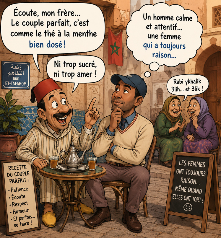 Le secret du couple parfait… selon le café du quartier ! Le secret du couple parfait… selon le café du quartier !