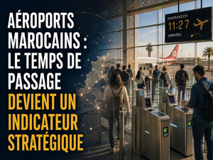 Aéroports marocains : le temps de passage devient un indicateur stratégique Aéroports marocains : le temps de passage devient un indicateur stratégique