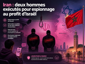 Iran : deux hommes exécutés pour espionnage au profit d’Israël