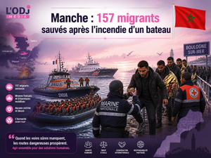 Manche : 157 migrants sauvés après l’incendie d’un bateau Manche : 157 migrants sauvés après l’incendie d’un bateau