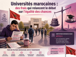Universités marocaines : des frais qui relancent le débat sur l’égalité des chances Universités marocaines : des frais qui relancent le débat sur l’égalité des chances
