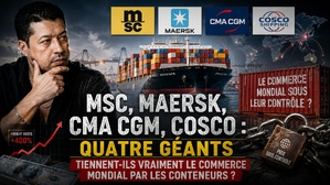 Transport maritime - MSC, Maersk, CMA CGM, COSCO : les géants du conteneur sont-ils devenus trop puissants ?