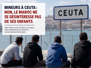 Mineurs à Ceuta : non, le Maroc ne se désintéresse pas de ses enfants Mineurs à Ceuta : non, le Maroc ne se désintéresse pas de ses enfants