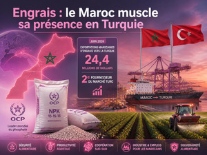 Engrais : le Maroc muscle sa présence en Turquie Engrais : le Maroc muscle sa présence en Turquie