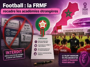 Football : la FRMF recadre les académies étrangères Football : la FRMF recadre les académies étrangères