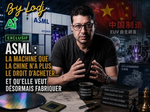 ASML : la machine que la Chine n'a plus le droit d'acheter… et qu'elle veut désormais fabriquer !