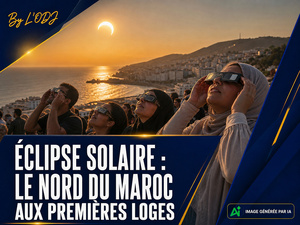Éclipse solaire : le nord du Maroc a levé les yeux vers un spectacle exceptionnel Éclipse solaire : le nord du Maroc a levé les yeux vers un spectacle exceptionnel