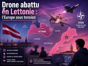 Drone abattu en Lettonie : l’Europe sous tension