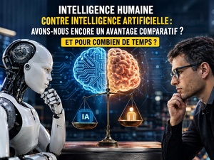 Intelligence humaine contre intelligence artificielle : avons-nous encore un avantage comparatif, et pour combien de temps ? Intelligence humaine contre intelligence artificielle : avons-nous encore un avantage comparatif, et pour combien de temps ?