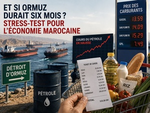 Et si Ormuz durait six mois ? Stress-test pour l’économie marocaine Et si Ormuz durait six mois ? Stress-test pour l’économie marocaine