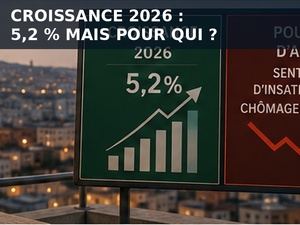 Maroc : 5,2 % de croissance en 2026… mais pourquoi une partie des Marocains ne la ressent-elle toujours pas ? Maroc : 5,2 % de croissance en 2026… mais pourquoi une partie des Marocains ne la ressent-elle toujours pas ?