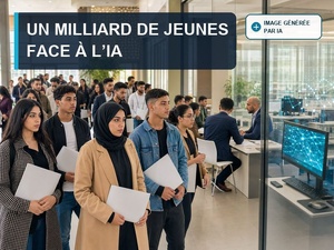 Un milliard de jeunes face au marché du travail et au concurrent fantôme de l’intelligence artificielle